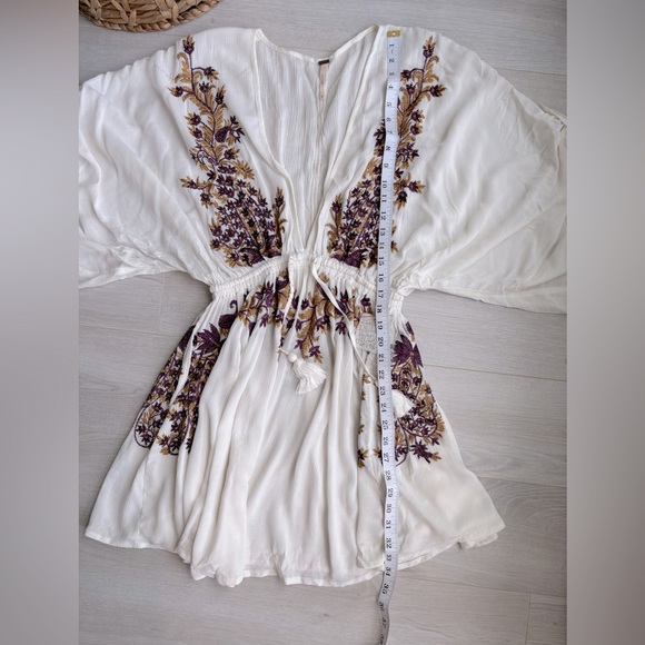 NWT - FREE PEOPLE | Pretty Pineapple Dress White XS - Picture 7 of 9